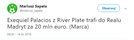 ''MARCA'': Pierwsze zimowe wzmocnienie Realu Madryt!